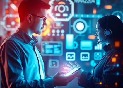 IA conversacional revolucionando el servicio al cliente.